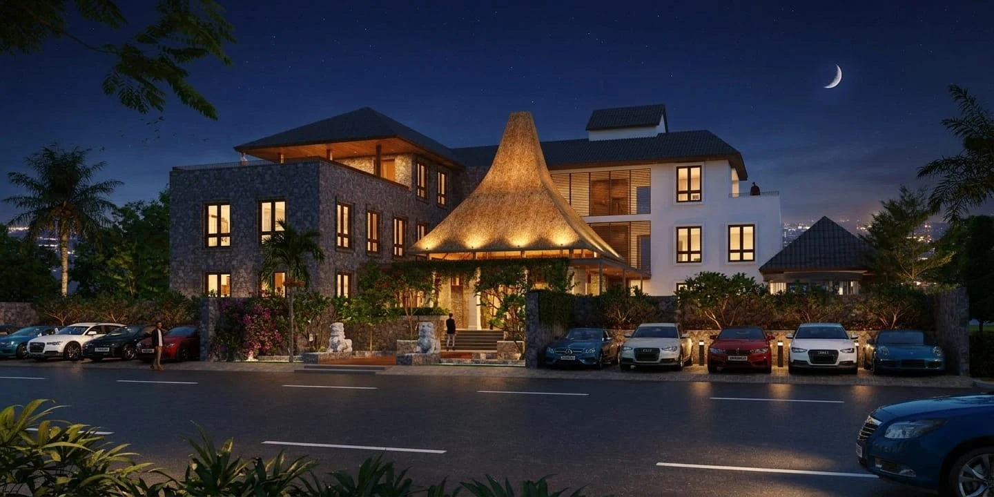 Club Vaasavi at night
